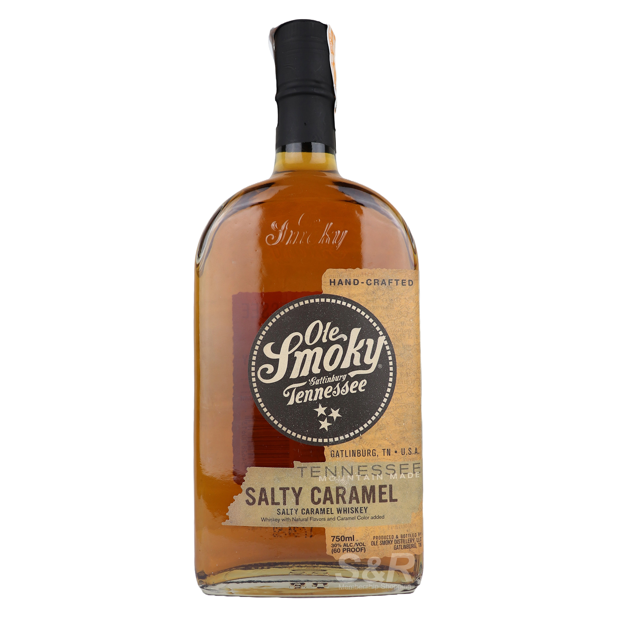 Ole Smoky Salted Caramel Whiskey 750mL Ole Smoky Salted Caramel Whiskey 750mL